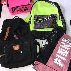 SOLD Victoria Secret PINK Backpacks and cooler